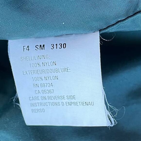 Columbia Anorak Pullover Men's Coat Size M Green Pullover 3/4 Zip Vintage 90s - Picture 12 of 14